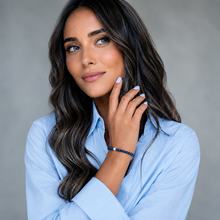 Lade das Bild in den Galerie-Viewer, Saphir Armband A+ Qualität – Facettierte Edelsteinperlen mit 925 Silberverschluss | SARB-BIJOU VIP COLLECTION