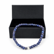 Lade das Bild in den Galerie-Viewer, Saphir Armband A+ Qualität – Facettierte Edelsteinperlen mit 925 Silberverschluss | SARB-BIJOU VIP COLLECTION