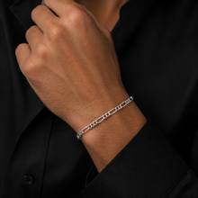 Lade das Bild in den Galerie-Viewer, SARB-BIJOU FIGARO Armband & Fußkette aus 925 Sterling Echt-Silber – für Damen und Herren
