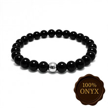 Lade das Bild in den Galerie-Viewer, Onyx Armband für Damen – Elegantes Natursteinarmband mit starker Wirkung