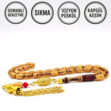 Lade das Bild in den Galerie-Viewer, Tesbih Tespih OSMANLI BENZETME Kapsül Prayerbeads Rosary Gebetskette Misbaha Design