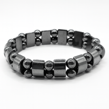 Lade das Bild in den Galerie-Viewer, Hämatit Armband Herren Ø60mm – Naturstein Schmuck – Geschenk im Etui