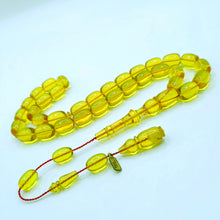 Lade das Bild in den Galerie-Viewer, Tesbih Tespih ZAR Ömer Das Kapsül Sari Gelb Prayerbeads Rosary Gebetskette Misbaha Design