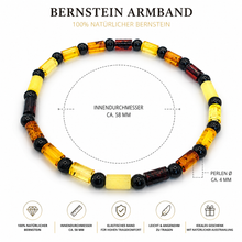 Lade das Bild in den Galerie-Viewer, 100% Echter Bernstein Armband – Handmade in Deutschland by SARB-BIJOU Zeitlose Eleganz aus echtem Naturbernstein