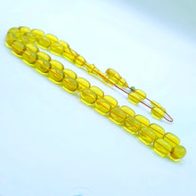 Lade das Bild in den Galerie-Viewer, Tesbih Tespih ZAR Ömer Das Kapsül Sari Gelb Prayerbeads Rosary Gebetskette Misbaha Design
