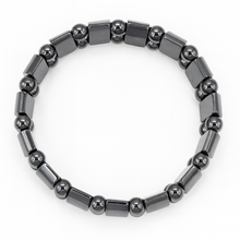 Lade das Bild in den Galerie-Viewer, Hämatit Armband Herren Ø60mm – Naturstein Schmuck – Geschenk im Etui