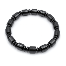 Lade das Bild in den Galerie-Viewer, Hämatit Armband Herren Ø60mm – Naturstein Schmuck – Geschenk im Etui