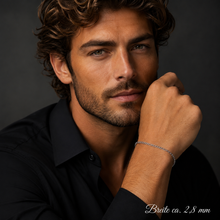 Lade das Bild in den Galerie-Viewer, SARB-BIJOU FIGARO Armband & Fußkette aus 925 Sterling Echt-Silber – für Damen und Herren