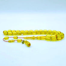 Lade das Bild in den Galerie-Viewer, Tesbih Tespih ZAR Ömer Das Kapsül Sari Gelb Prayerbeads Rosary Gebetskette Misbaha Design