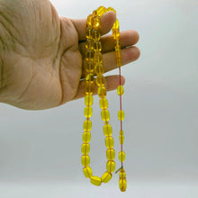 Lade das Bild in den Galerie-Viewer, Tesbih Tespih ZAR Ömer Das Kapsül Sari Gelb Prayerbeads Rosary Gebetskette Misbaha Design