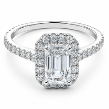 Lade das Bild in den Galerie-Viewer, Diamantring aus echtem 585 Weißgold mit 2,65 ct. Lab-Grown Diamanten – 100% Handmade