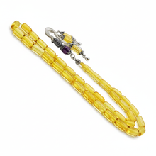 Lade das Bild in den Galerie-Viewer, Damla Kehribar Amber Bernstein SU DAMLASI 13 Gr VIZYON SERIES Püskül 925 Echt Silber Rosary Prayerbeads Kapsül Subha Tasbih Misbaha Gebeteskette