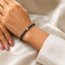 Lade das Bild in den Galerie-Viewer, SARB-BIJOU VIP COLLECTION – Turmalin-Armband A+ Qualität mit 925-Silber-Verschluss, facettierten Perlen und elastischem Gummizug
