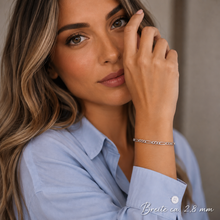 Lade das Bild in den Galerie-Viewer, SARB-BIJOU FIGARO Armband & Fußkette aus 925 Sterling Echt-Silber – für Damen und Herren