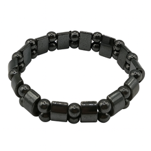 Lade das Bild in den Galerie-Viewer, Hämatit Armband Herren Ø60mm – Naturstein Schmuck – Geschenk im Etui
