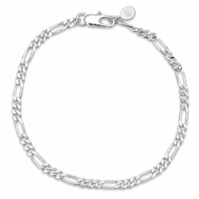 Lade das Bild in den Galerie-Viewer, SARB-BIJOU FIGARO Armband &amp; Fußkette aus 925 Sterling Echt-Silber – für Damen und Herren
