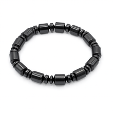Lade das Bild in den Galerie-Viewer, Hämatit Armband Herren Ø60mm – Naturstein Schmuck – Geschenk im Etui
