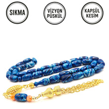 Lade das Bild in den Galerie-Viewer, Tesbih Tespih SIKMA KATALIN VIZYON PÜSKÜL Kapsül Rosary Prayerbeads Gebetskette Misbaha Tasbih
