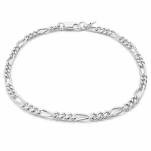 Lade das Bild in den Galerie-Viewer, SARB-BIJOU FIGARO Armband &amp; Fußkette aus 925 Sterling Echt-Silber – für Damen und Herren
