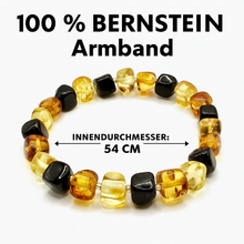 Lade das Bild in den Galerie-Viewer, Echtes Bernstein Armband – Hochwertiger Naturstein-Schmuck mit einzigartiger Energie
