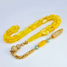 Lade das Bild in den Galerie-Viewer, Tesbih Tespih Damla Kehribar Amber Bernstein 23 Gr Rosary Prayerbeads Kapsül Subha Tasbih Misbaha Gebeteskette
