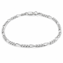 Lade das Bild in den Galerie-Viewer, SARB-BIJOU FIGARO Armband &amp; Fußkette aus 925 Sterling Echt-Silber – für Damen und Herren
