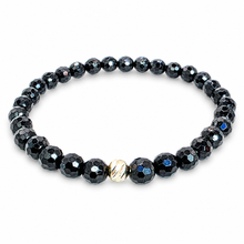 Lade das Bild in den Galerie-Viewer, SARB-BIJOU VIP COLLECTION – Turmalin-Armband A+ Qualität mit 925-Silber-Verschluss, facettierten Perlen und elastischem Gummizug
