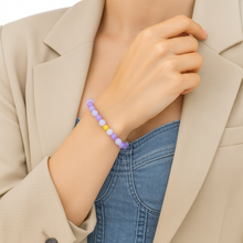 Lade das Bild in den Galerie-Viewer, Aquamarin, Amethyst &amp; Rosenquarz Armband Damen – 925 Echt-Silber Verschluss – Handmade in Deutschland | SARB-BIJOU
