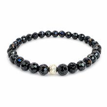 Lade das Bild in den Galerie-Viewer, SARB-BIJOU VIP COLLECTION – Turmalin-Armband A+ Qualität mit 925-Silber-Verschluss, facettierten Perlen und elastischem Gummizug
