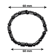 Lade das Bild in den Galerie-Viewer, Hämatit Armband Herren Ø60mm – Naturstein Schmuck – Geschenk im Etui
