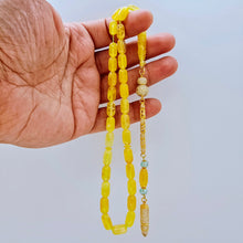 Lade das Bild in den Galerie-Viewer, Tesbih Tespih Damla Kehribar Amber Bernstein 23 Gr Rosary Prayerbeads Kapsül Subha Tasbih Misbaha Gebeteskette
