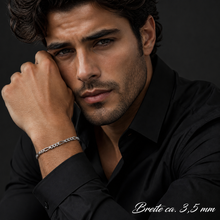 Lade das Bild in den Galerie-Viewer, SARB-BIJOU FIGARO Armband &amp; Fußkette aus 925 Sterling Echt-Silber – für Damen und Herren
