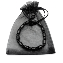 Lade das Bild in den Galerie-Viewer, Hämatit Armband Herren Ø60mm – Naturstein Schmuck – Geschenk im Etui

