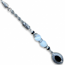 Lade das Bild in den Galerie-Viewer, Tespih Selenit Selection of the Master Collecttion Vizyon Püskül 8mm Rund Küre Gebetskette Rosary Misbah Subha Handmade inkl. Etui
