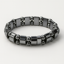 Lade das Bild in den Galerie-Viewer, Hämatit Armband Herren Ø60mm – Naturstein Schmuck – Geschenk im Etui
