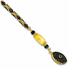 Lade das Bild in den Galerie-Viewer, Tesbih Tespih Echter Bernstein Tesbih 21 Gramm DIAMOND-SERIE Püskül aus 925 Echt-Silber, 585 vergoldet – Rosary Prayerbeads Misbah Subha Tasbeh Handmade in Deutschland
