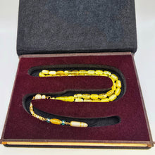 Lade das Bild in den Galerie-Viewer, Tesbih Tespih Damla Kehribar Amber Bernstein 23 Gr Rosary Prayerbeads Kapsül Subha Tasbih Misbaha Gebeteskette
